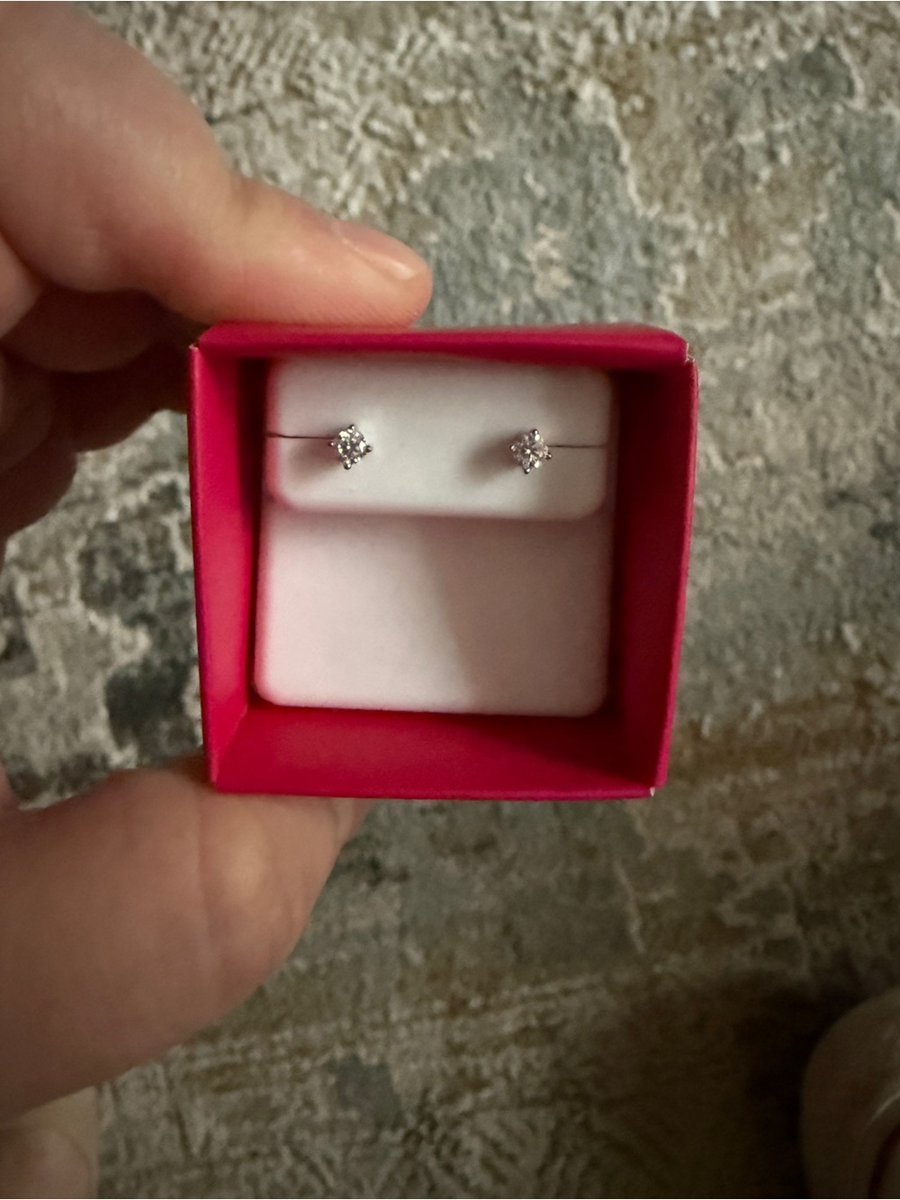 Sterling Silver Moissanite Stud Earrings 925 Silver .25CTW